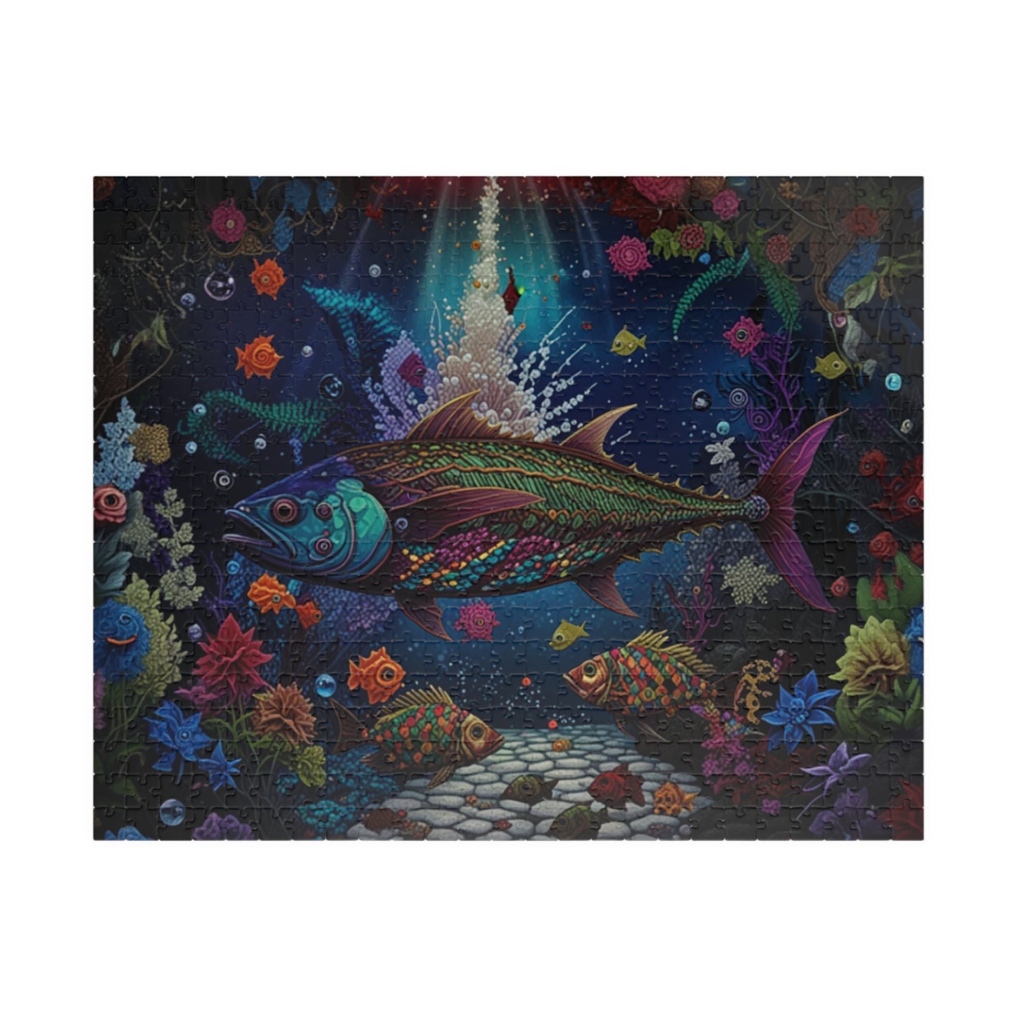 Underwater Wonderland Puzzle - Relaxing Ocean Scene, Mindful Activity, Family Game, Gift for Ocean Lovers, Home Decor