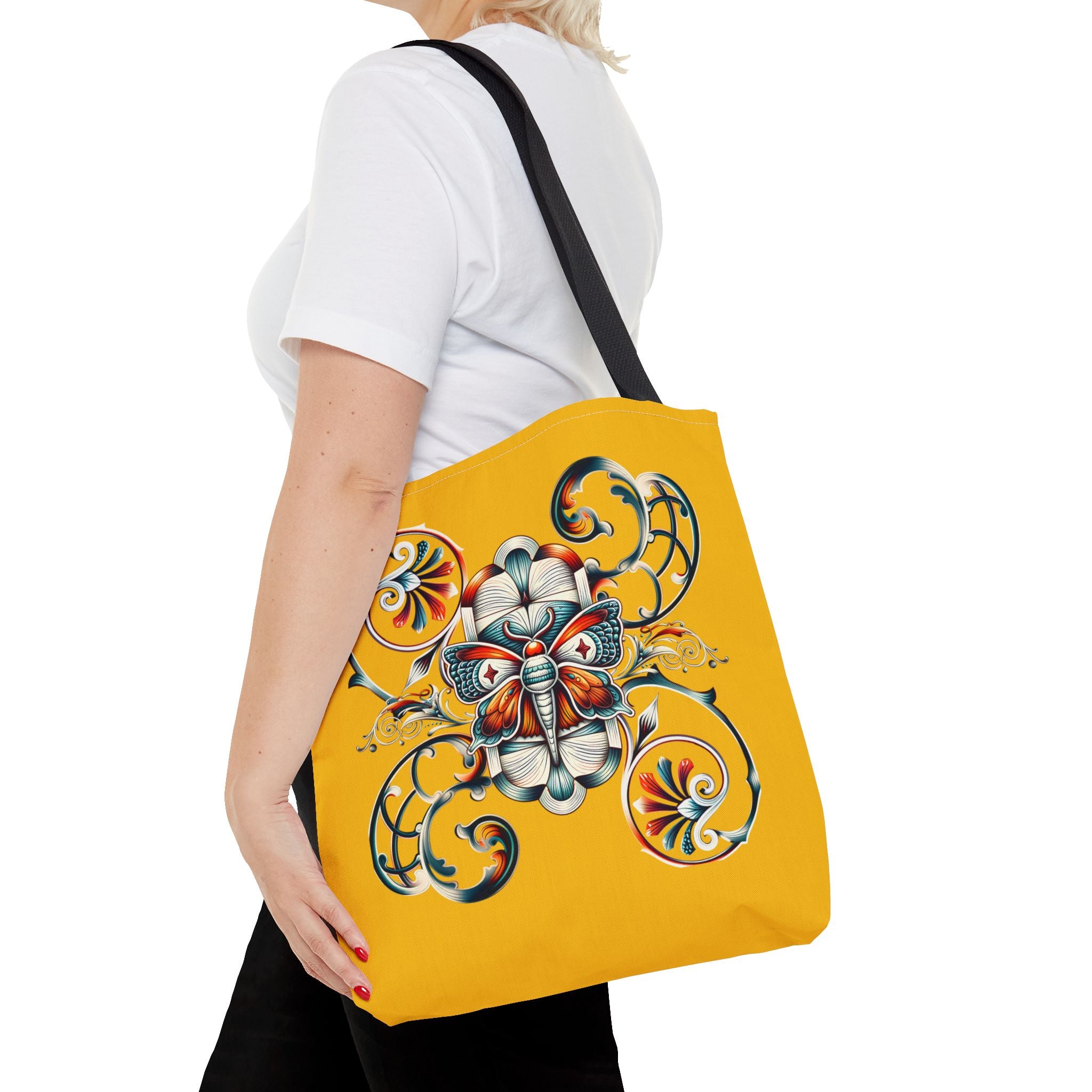Butterfly Heart Tote Bag