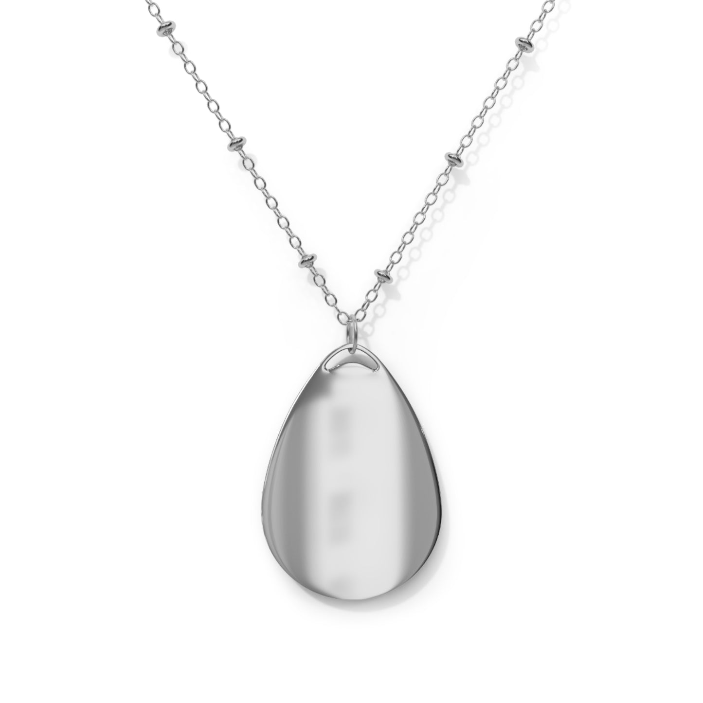 Divine Mary Oval Necklace | Spiritual Jewelry Gift, Religious Pendant, Church Accessory, Faith Jewelry, Mother's Day Gift