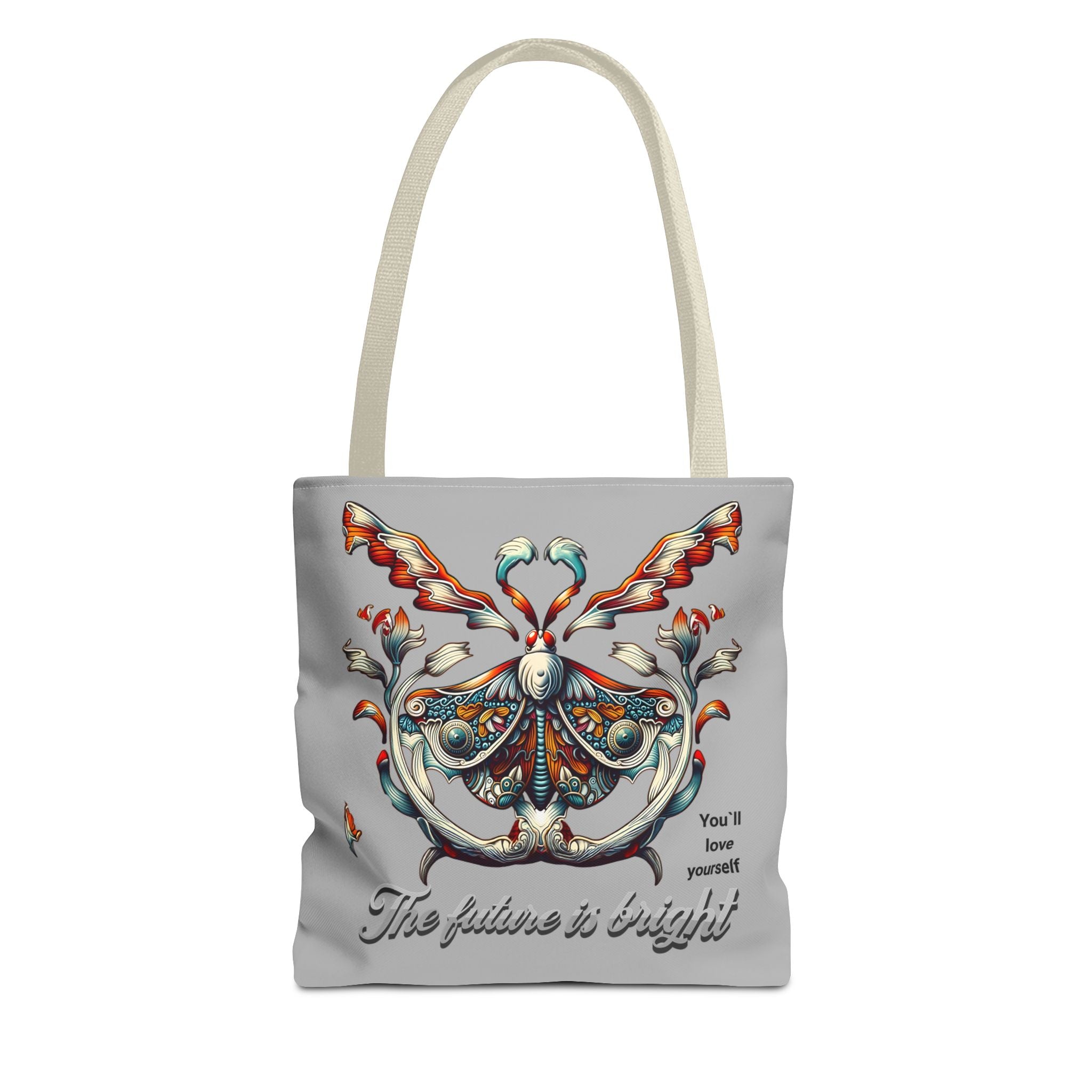 Tote Bag — 'The Future Is Bright' Decorative Butterfly Tote