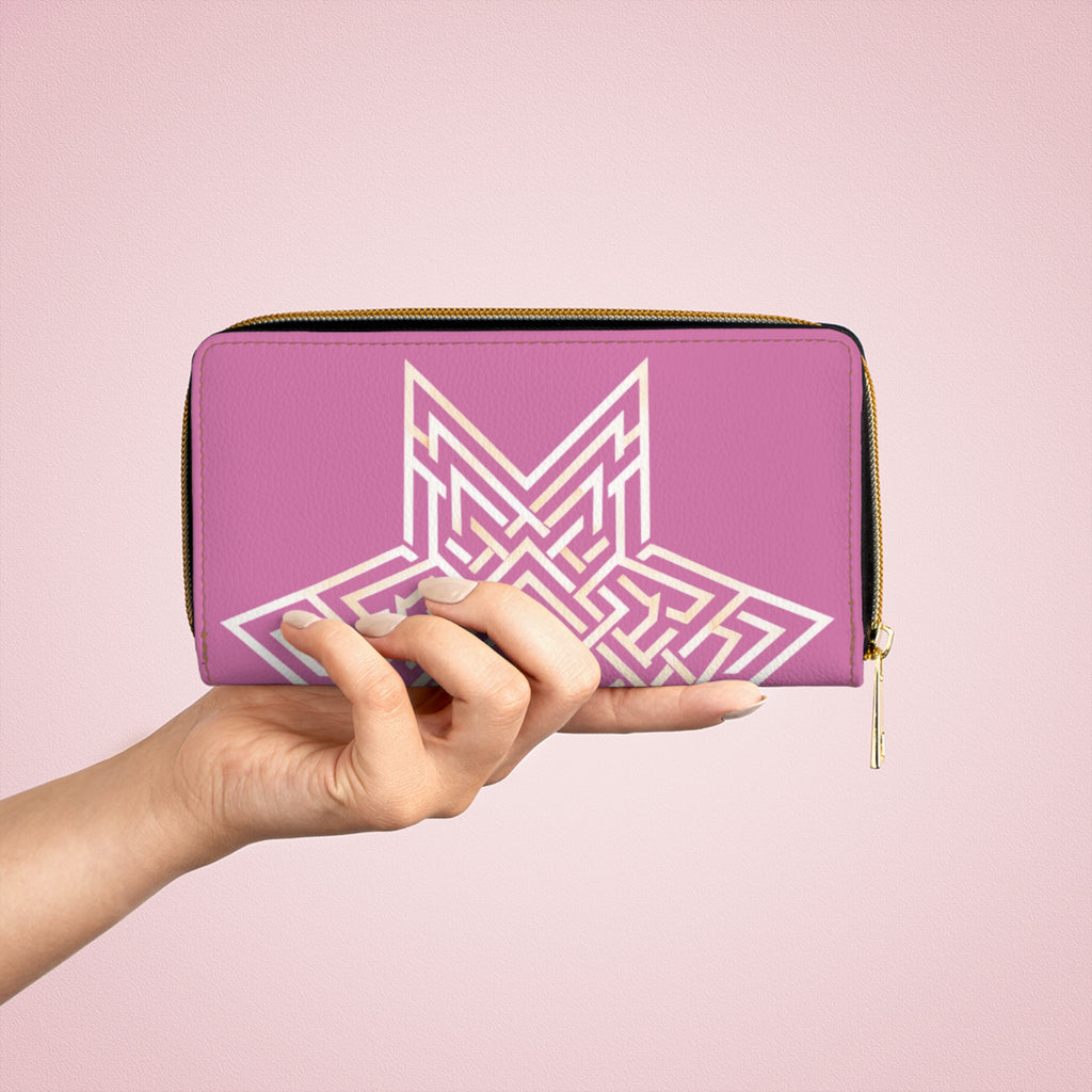 Endless Stars Zipper Wallet — Celestial Night Sky Card Holder