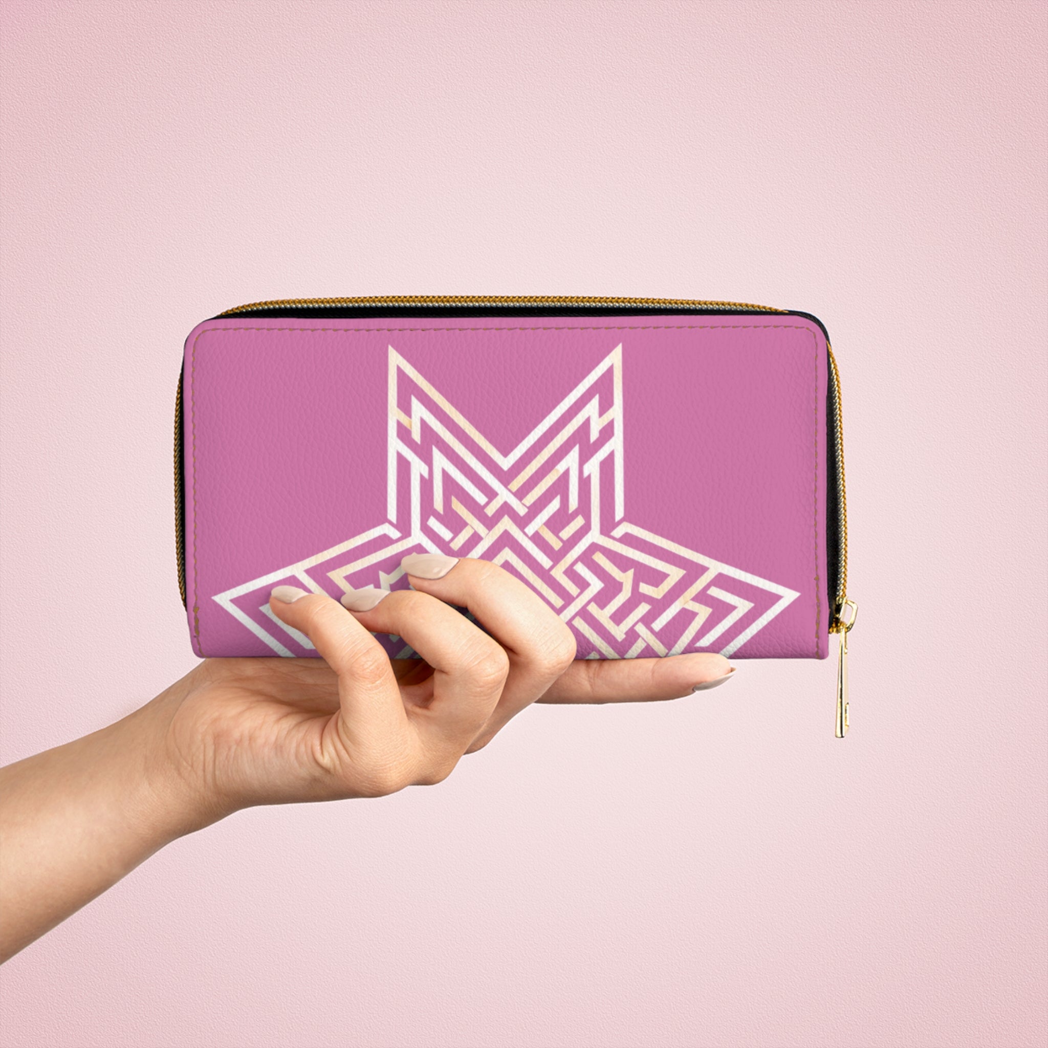 Endless Stars Zipper Wallet — Celestial Night Sky Card Holder