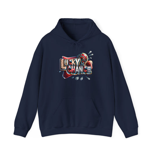 Lucky Chance Hooded Sweatshirt | Cozy Comfort, Unisex Hoodie, Perfect for Casual Outings, Great Gift for Birthdays, Lucky Charm Apparel
