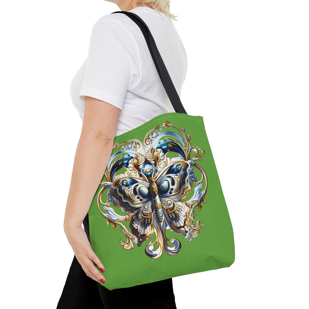 Butterfly Floral Tote Bag