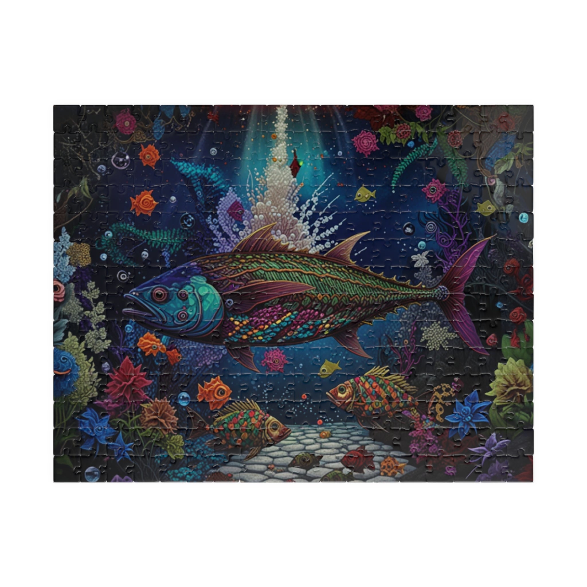Underwater Wonderland Puzzle - Relaxing Ocean Scene, Mindful Activity, Family Game, Gift for Ocean Lovers, Home Decor