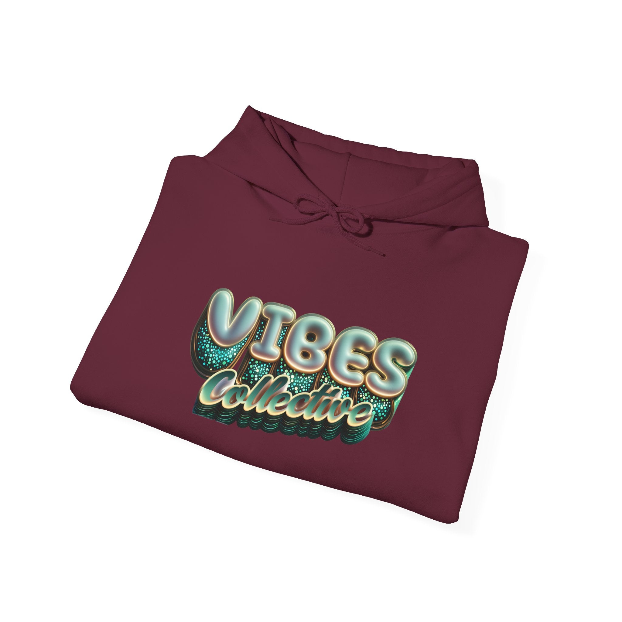 Vibes Collective Hoodie — Decorative Moth Graphic Streetwear