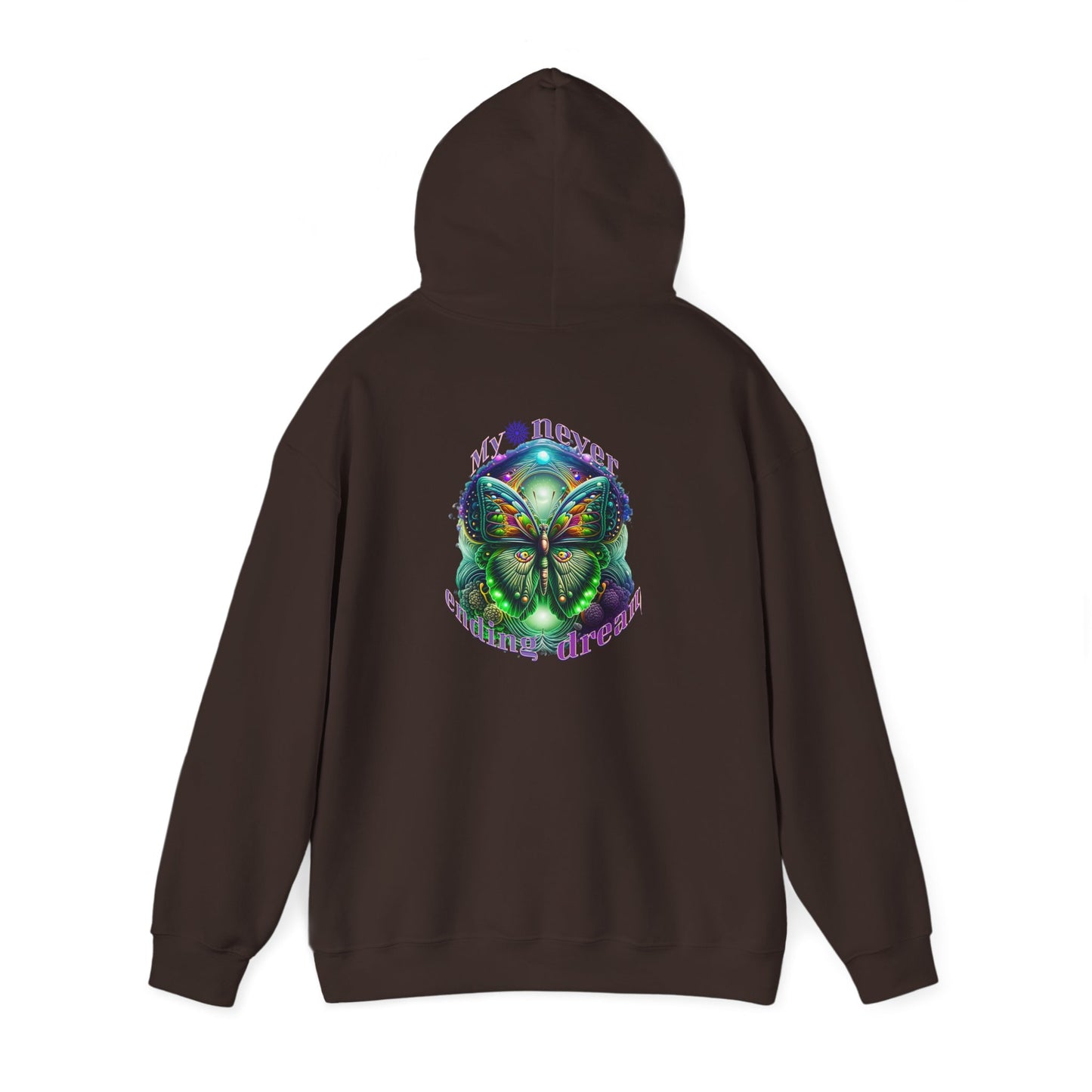 Enchanted Butterfly Hoodie - Cozy Unisex Sweatshirt, Nature Lover Gift, Cool Streetwear, Eco-Friendly Apparel, Festival Wear