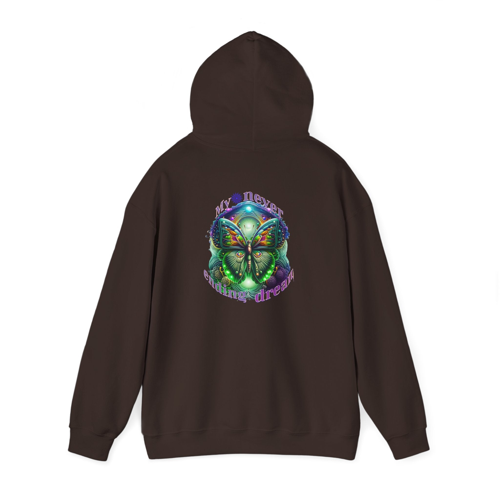 Enchanted Butterfly Hoodie - Cozy Unisex Sweatshirt, Nature Lover Gift, Cool Streetwear, Eco-Friendly Apparel, Festival Wear