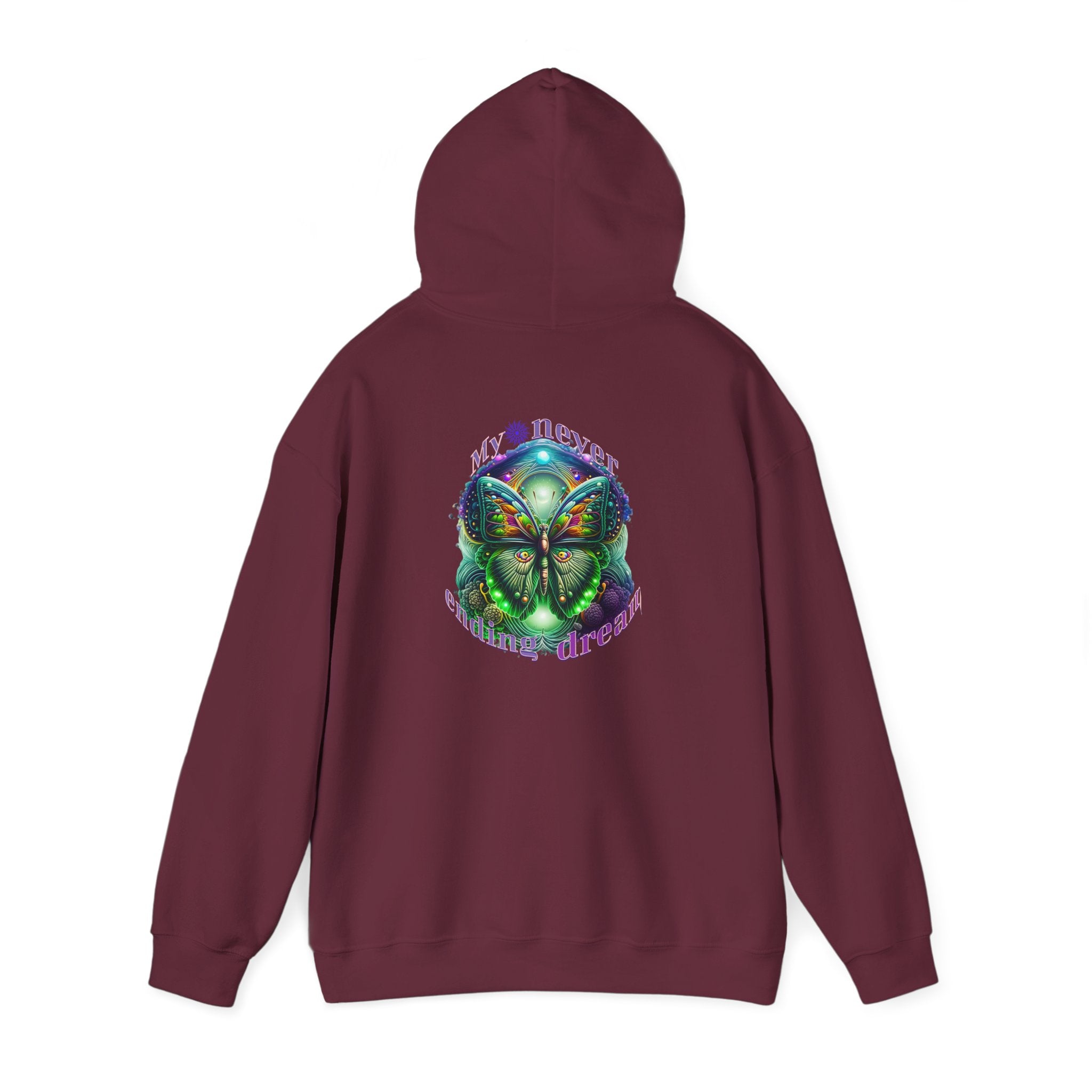 Enchanted Butterfly Hoodie - Cozy Unisex Sweatshirt, Nature Lover Gift, Cool Streetwear, Eco-Friendly Apparel, Festival Wear