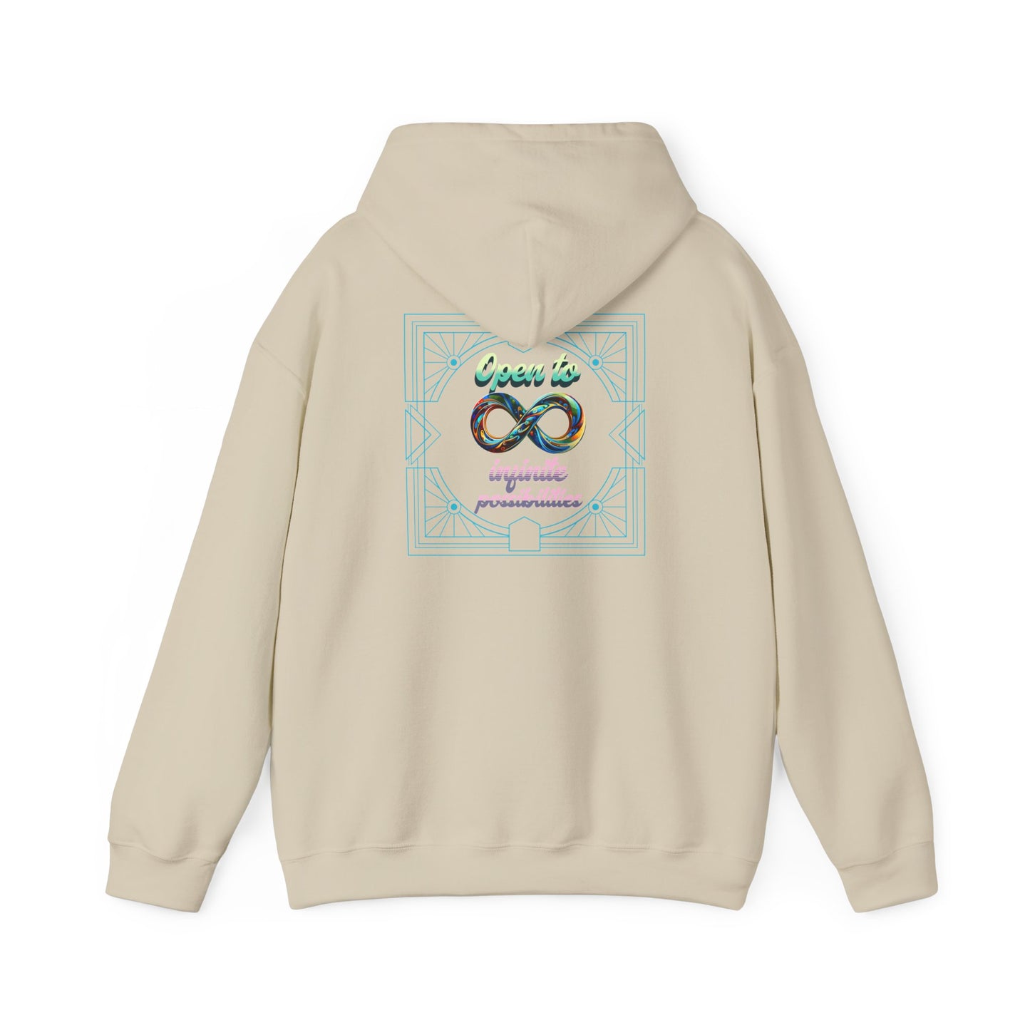 Infinite Possibilities Unisex Heavy Blend Hooded Sweatshirt, Cozy Hoodie, Gift for Her/Him, Casual Wear, Inspirational Sweatshirt