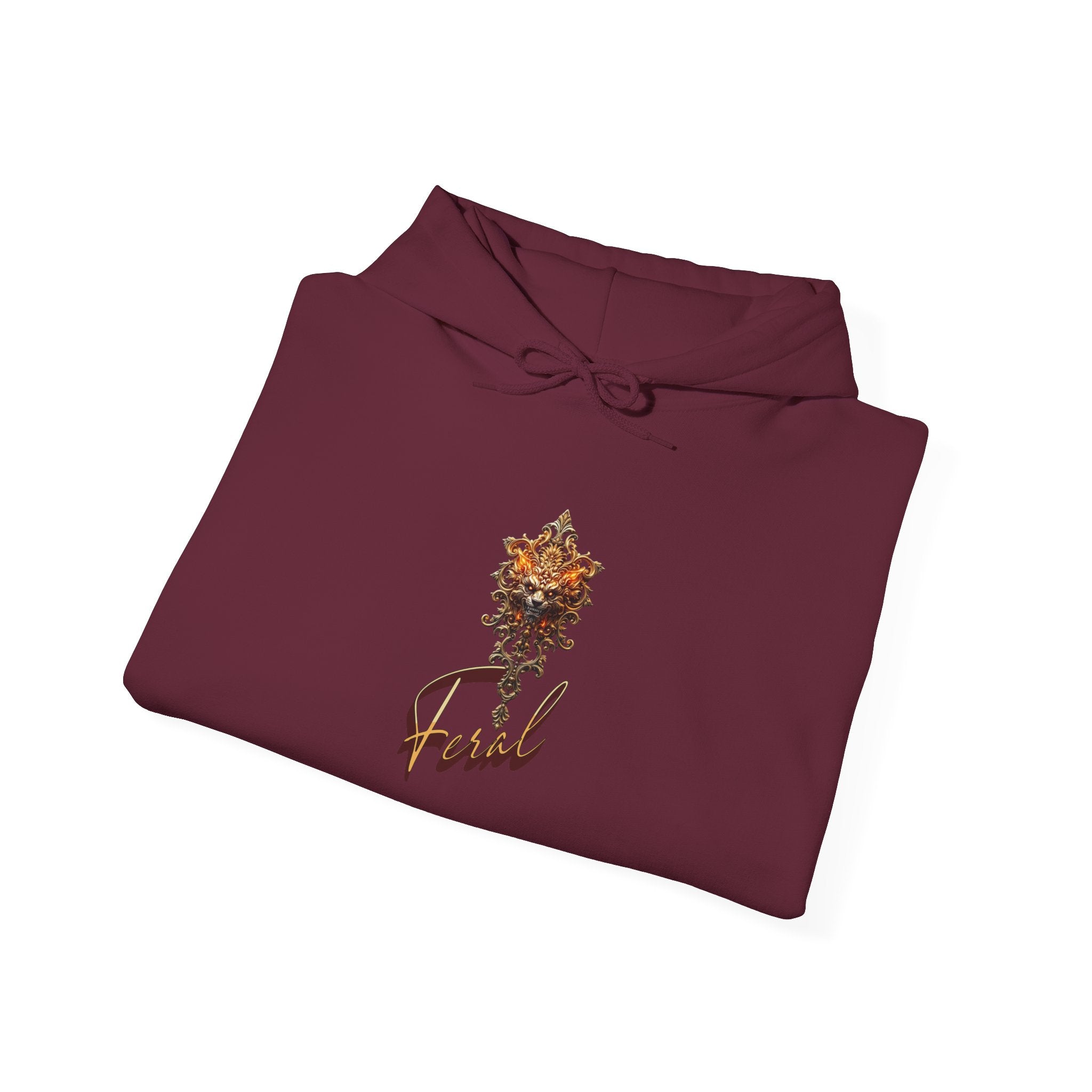 Leo Pride Hoodie — Gold Lion Art "Be Fierce" Sweatshirt