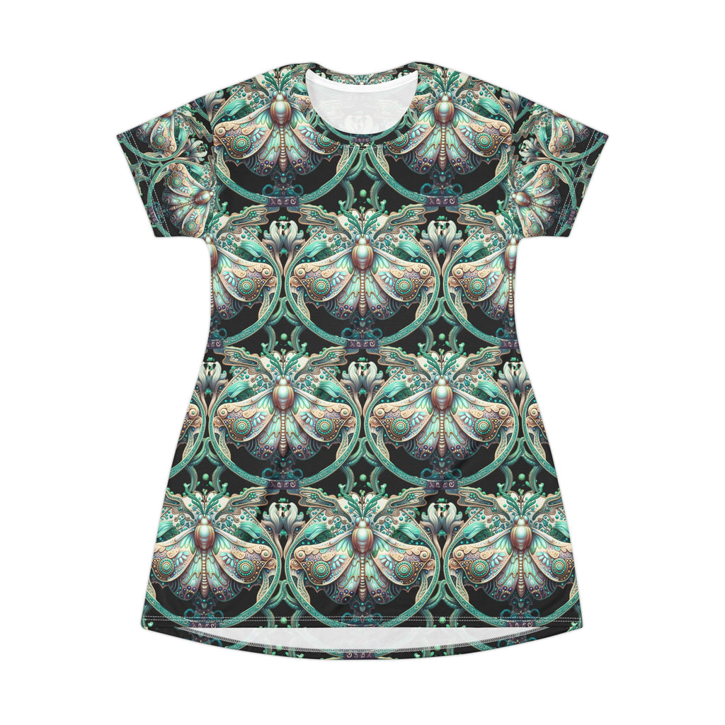 Butterfly Motif T-Shirt Dress - Classic Design