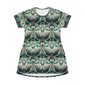 Butterfly Motif T-Shirt Dress - Classic Design