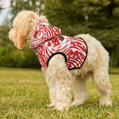 Stylish Pet Hoodie for Your Best Friend, Valentine's Gift, Cute Pet Clothing, Cozy Dog Sweater, Red Heart Design