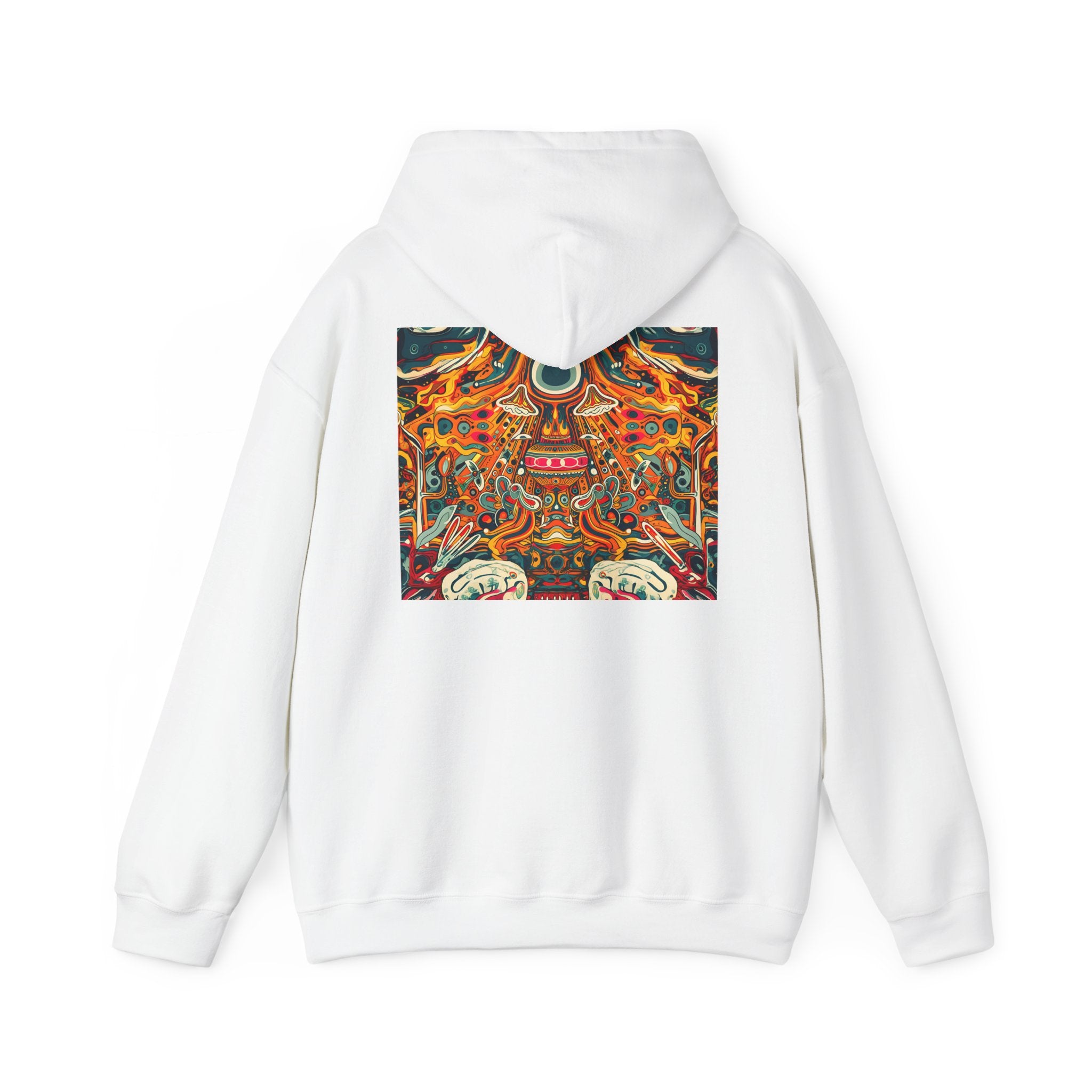Psychedelic Abstract Hoodie – Vibrant Trippy Art Pullover