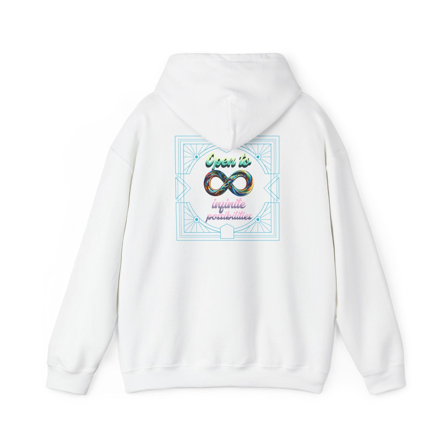 Infinite Possibilities Unisex Heavy Blend Hooded Sweatshirt, Cozy Hoodie, Gift for Her/Him, Casual Wear, Inspirational Sweatshirt