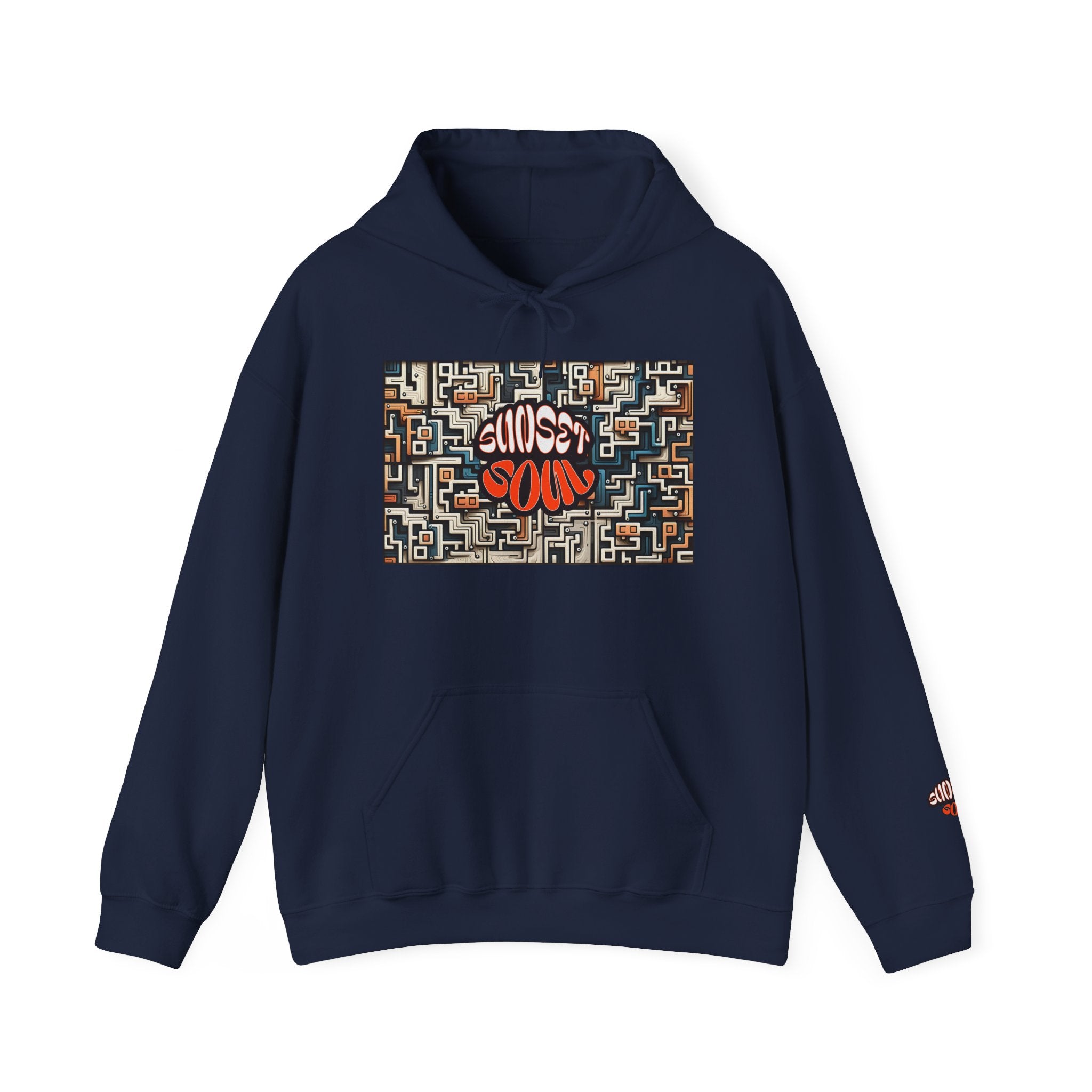 Choose Your Path Hoodie — Maze Graffiti Graphic Pullover