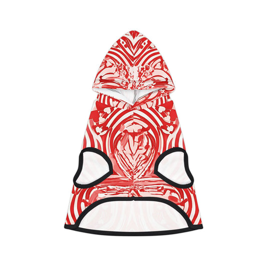 Stylish Pet Hoodie for Your Best Friend, Valentine's Gift, Cute Pet Clothing, Cozy Dog Sweater, Red Heart Design