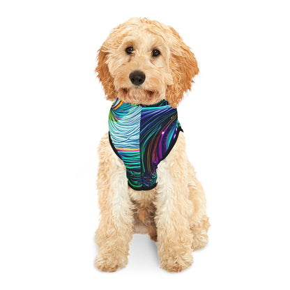 Vibrant Floral Pet Hoodie  Colorful Cat Apparel, Cute Pet Costume, Unique Pet Gift, Stylish Animal Clothing