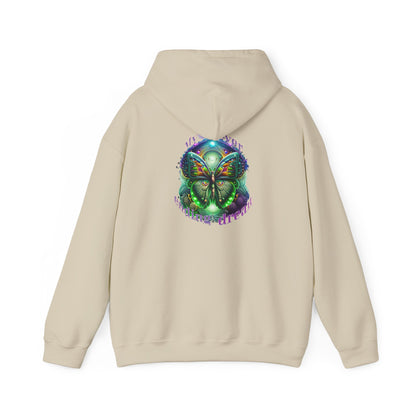 Enchanted Butterfly Hoodie - Cozy Unisex Sweatshirt, Nature Lover Gift, Cool Streetwear, Eco-Friendly Apparel, Festival Wear