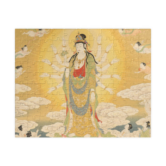 Serene Buddha Puzzle - 1014 Piece, Meditation Art, Perfect Gift for Mindfulness, Family Bonding Activity, Home Decor