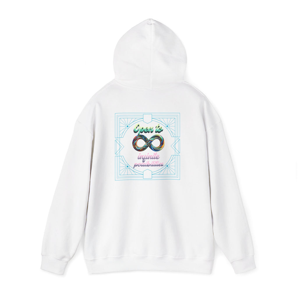 Infinite Possibilities Unisex Heavy Blend Hooded Sweatshirt, Cozy Hoodie, Gift for Her/Him, Casual Wear, Inspirational Sweatshirt