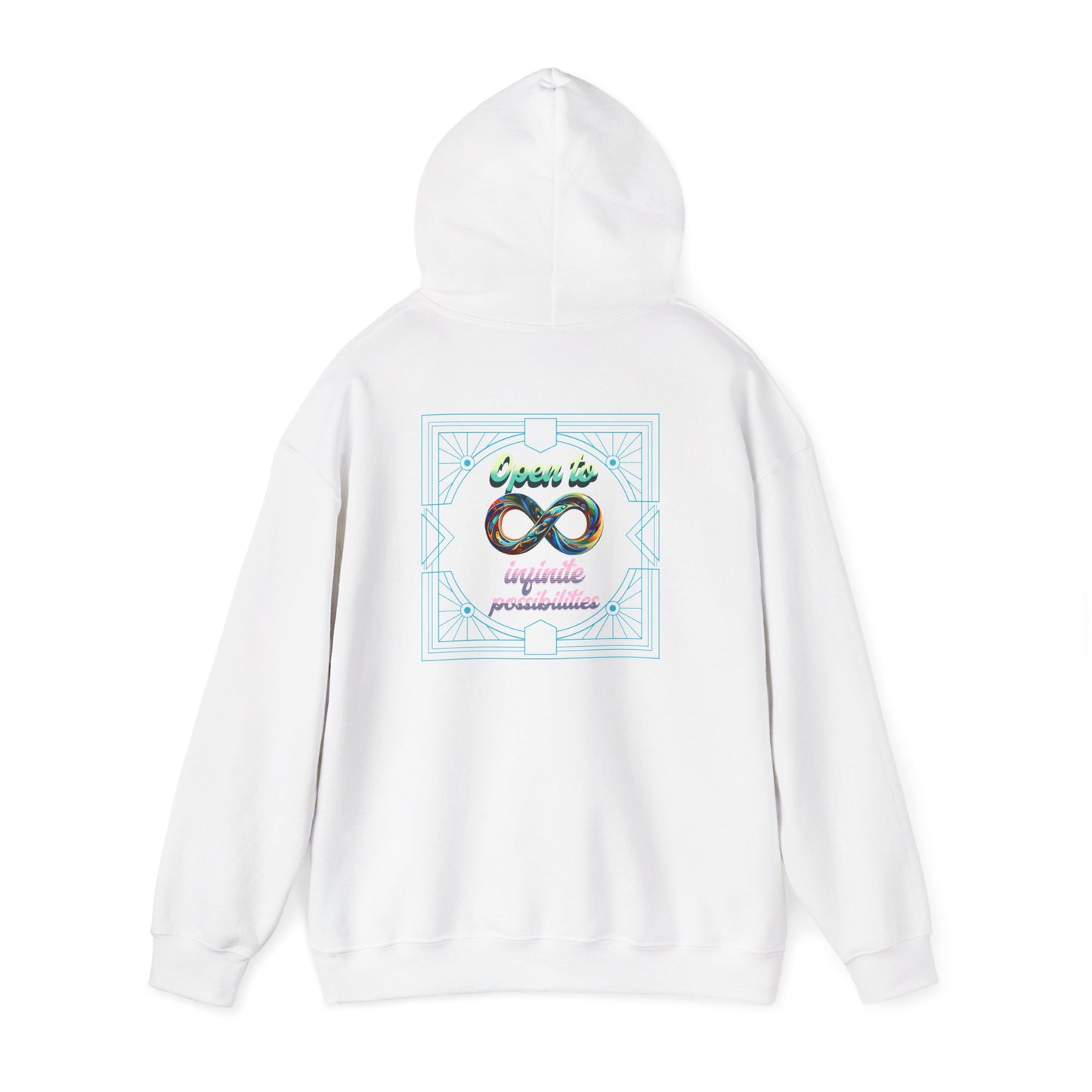 Infinite Possibilities Unisex Heavy Blend Hooded Sweatshirt, Cozy Hoodie, Gift for Her/Him, Casual Wear, Inspirational Sweatshirt