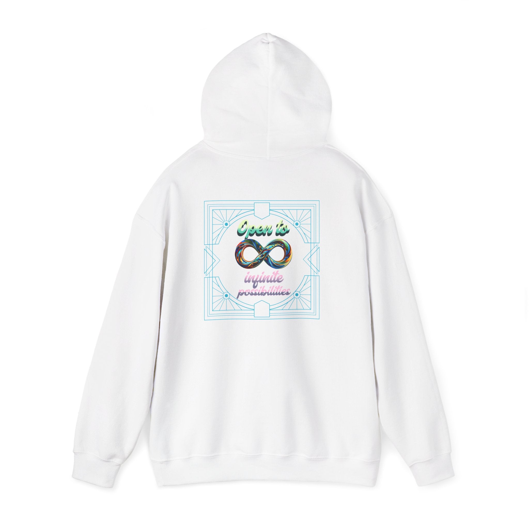 Infinite Possibilities Unisex Heavy Blend Hooded Sweatshirt, Cozy Hoodie, Gift for Her/Him, Casual Wear, Inspirational Sweatshirt