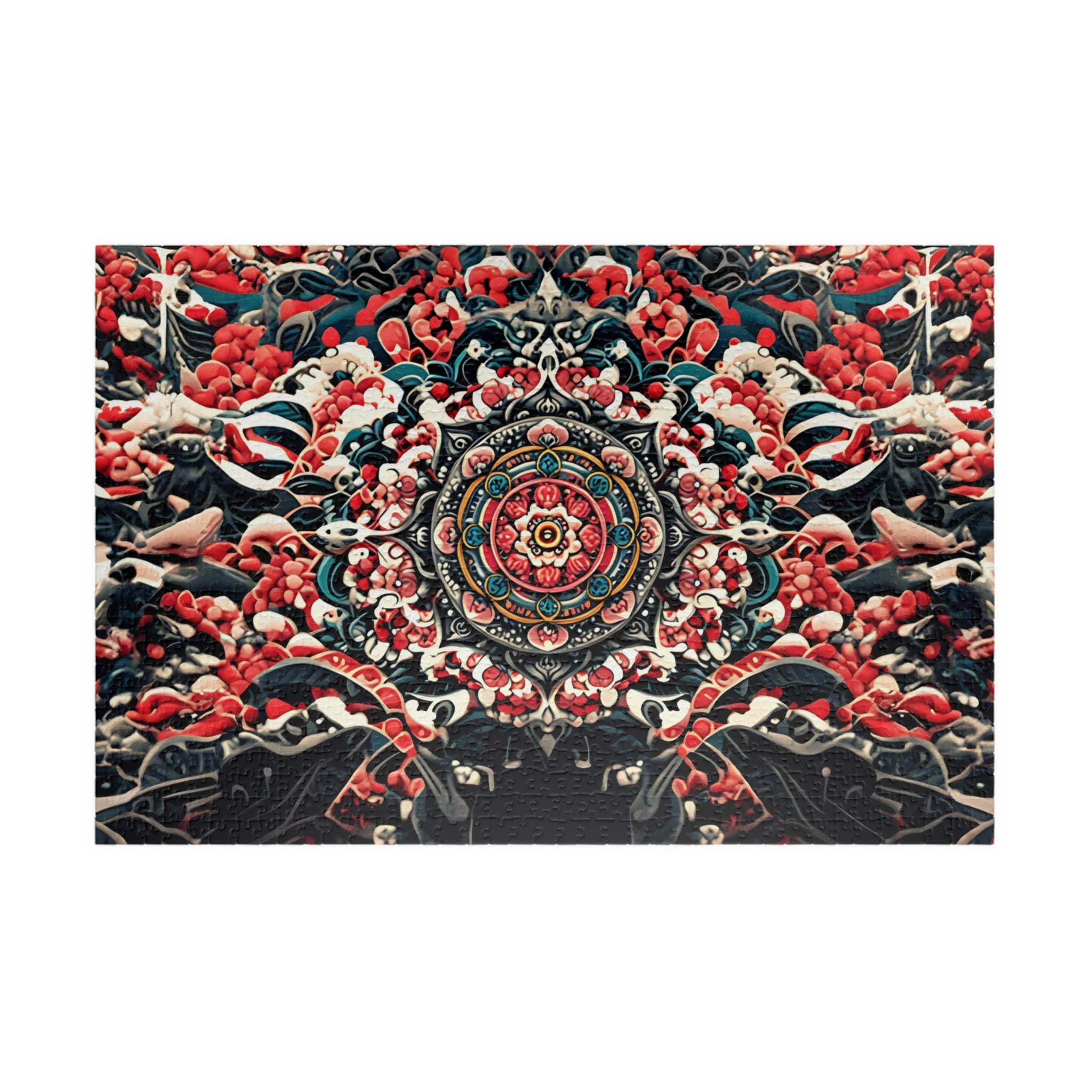 Mandala Puzzle Set - Meditation Gift and Family Game Night Activity