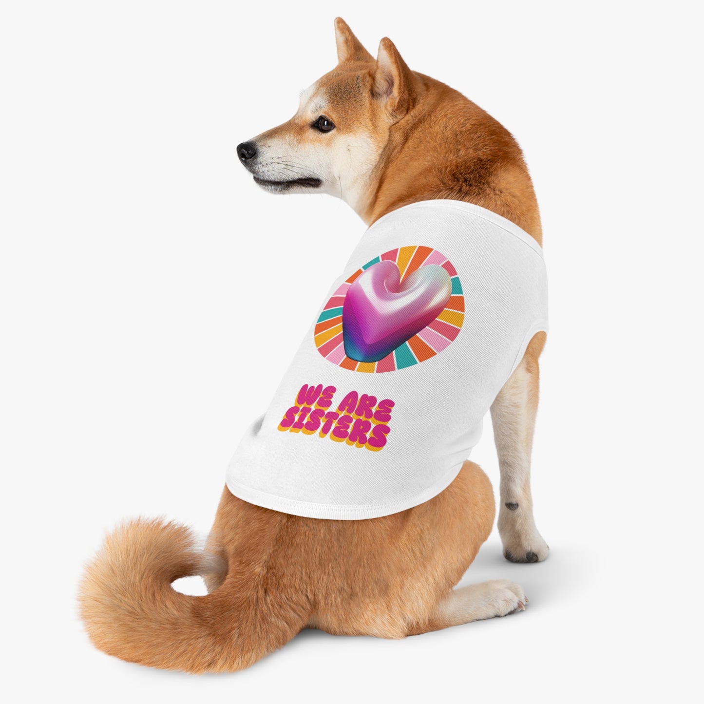 Joyful Pet Tank Top | We Are Sisters | Fun Dog Apparel, Summer Pet Wear, Cute Pet Gifts, Pet Fashion