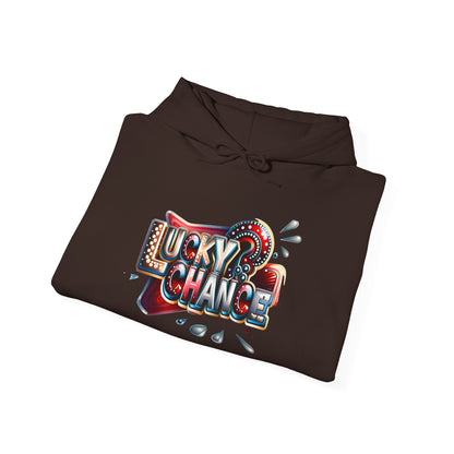 Lucky Chance Hooded Sweatshirt | Cozy Comfort, Unisex Hoodie, Perfect for Casual Outings, Great Gift for Birthdays, Lucky Charm Apparel