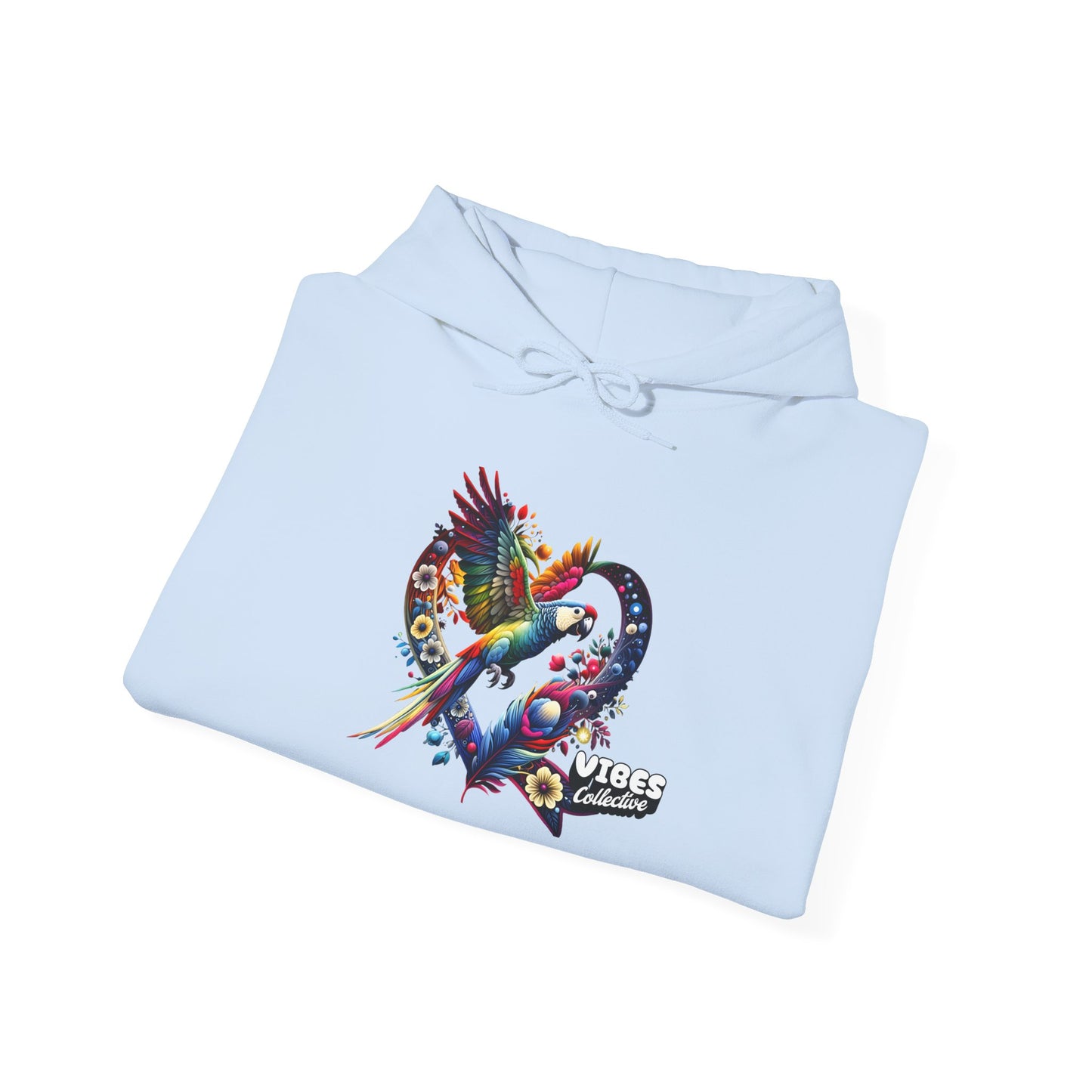 Colorful Heart Design Unisex Hoodie, Cozy Sweatshirt for Everyday Wear, Gift for Him/Her, Perfect for Valentine's Day, Casual Layering