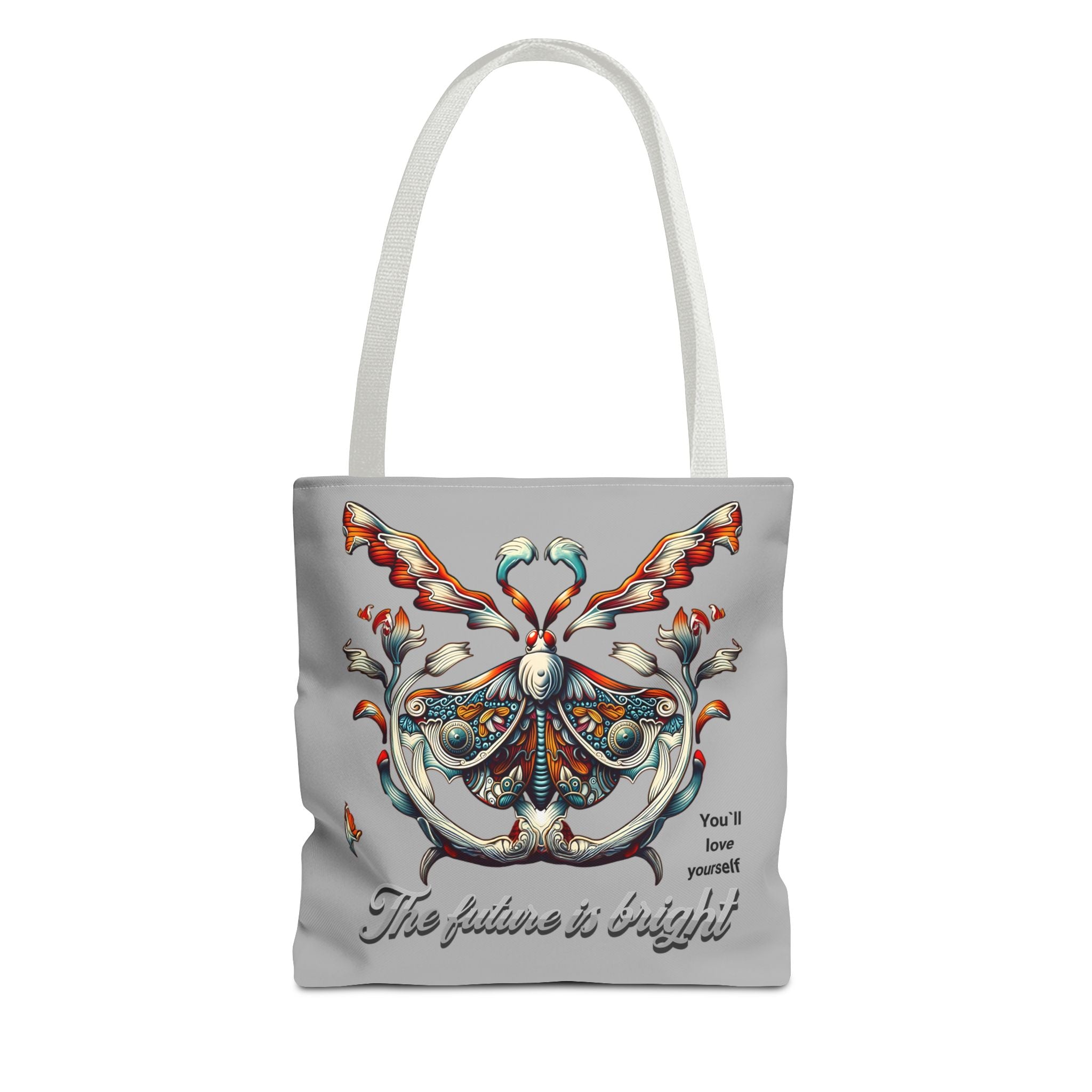 Tote Bag — 'The Future Is Bright' Decorative Butterfly Tote