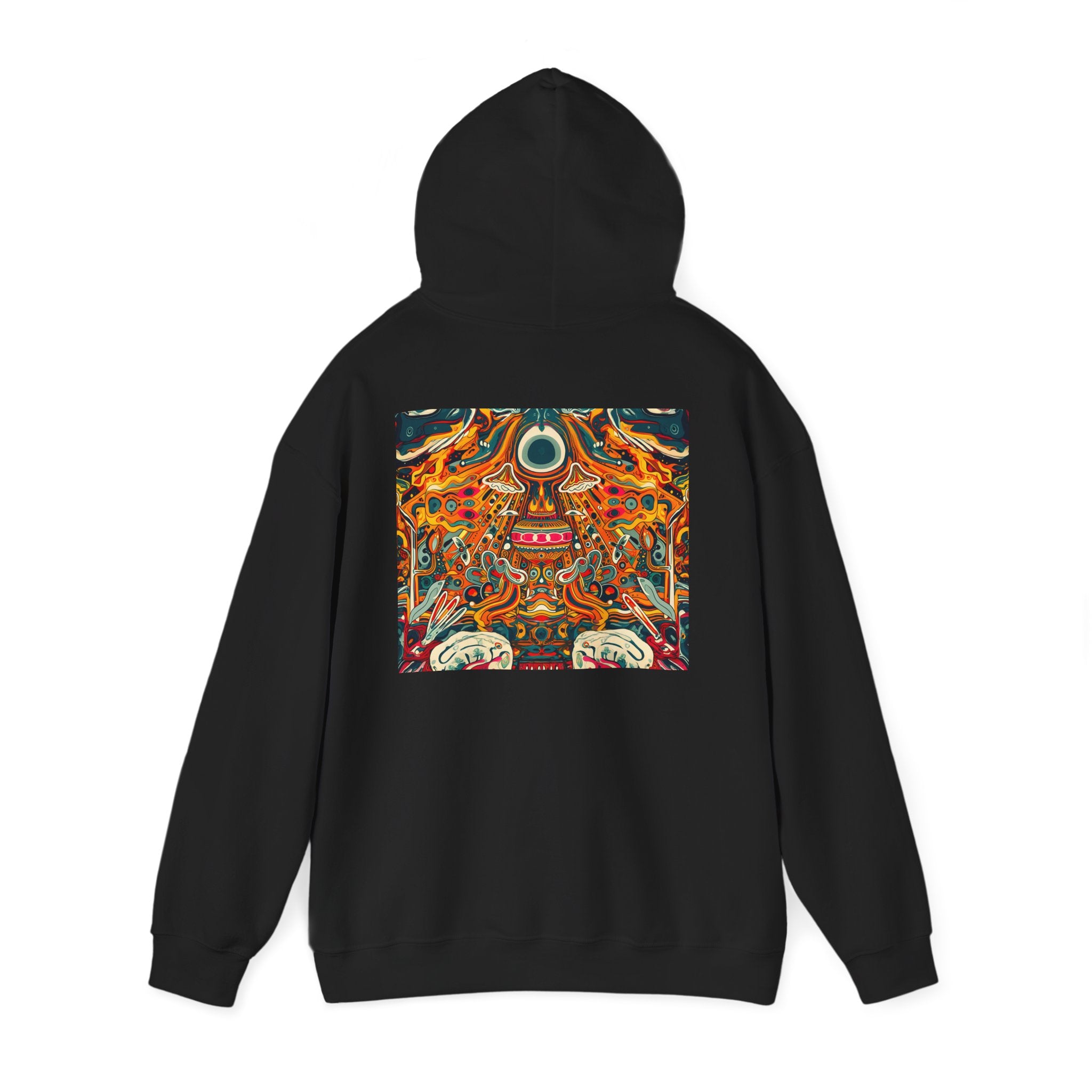 Psychedelic Abstract Hoodie – Vibrant Trippy Art Pullover