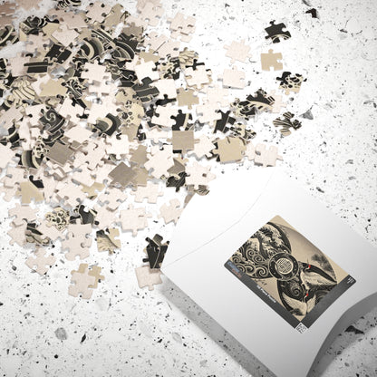 Elegant Crane Puzzle - Serene Artwork for Relaxation and Family Fun, Unique Gift for Puzzle Lovers, Home Decor, Mindfulness Activity, [...]