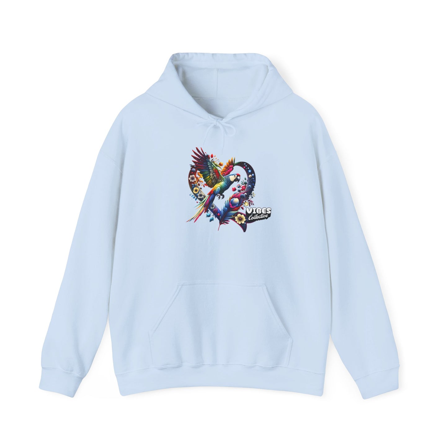 Colorful Heart Design Unisex Hoodie, Cozy Sweatshirt for Everyday Wear, Gift for Him/Her, Perfect for Valentine's Day, Casual Layering