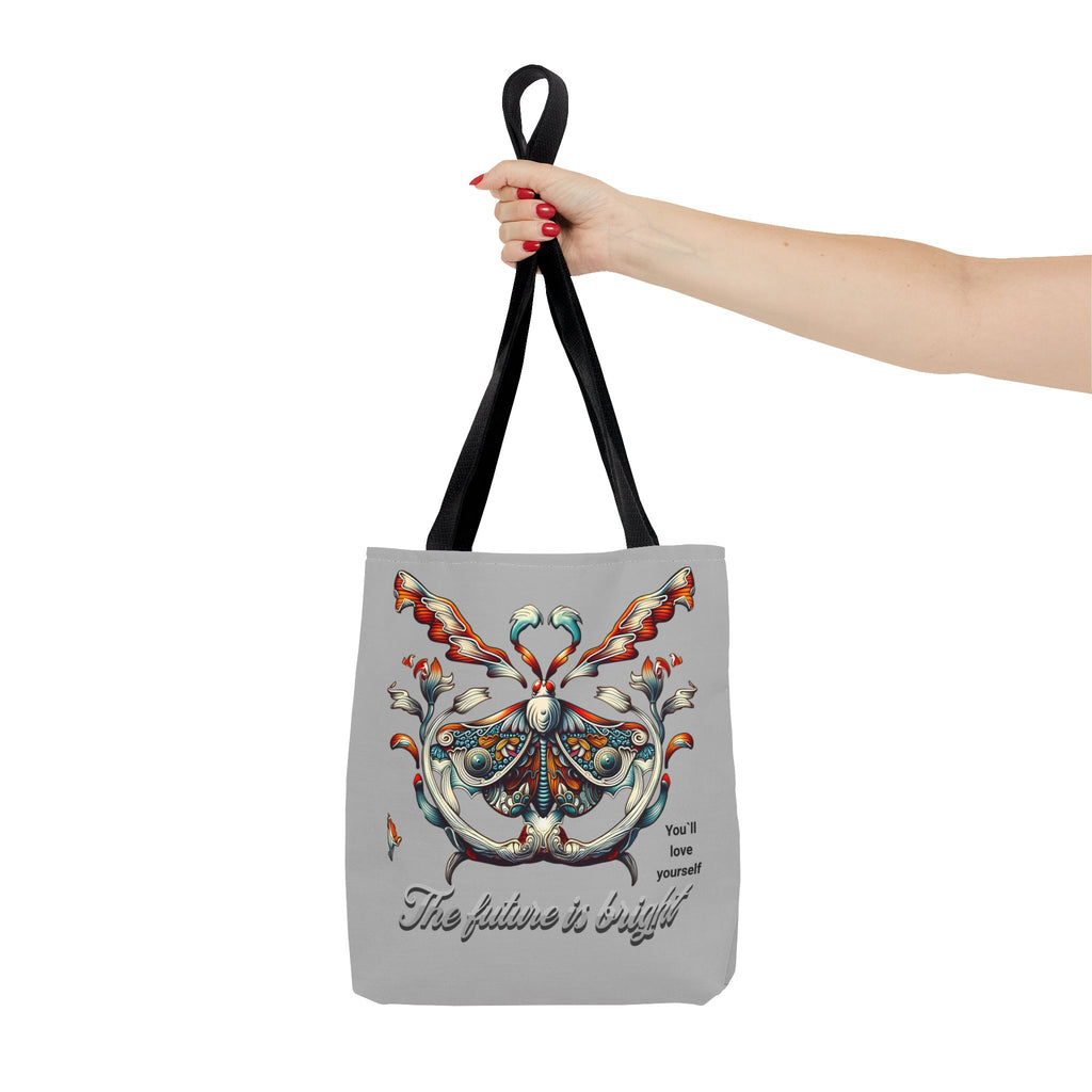 Tote Bag — 'The Future Is Bright' Decorative Butterfly Tote