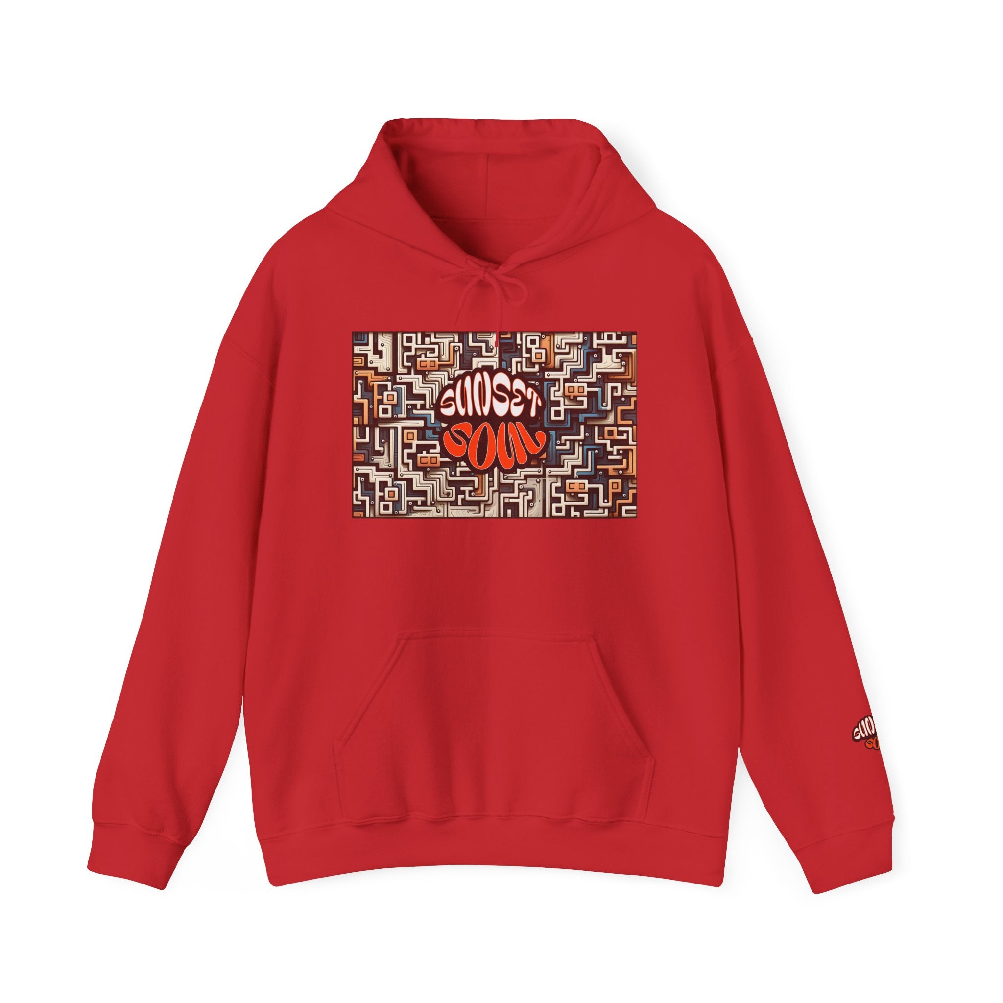 Choose Your Path Hoodie — Maze Graffiti Graphic Pullover