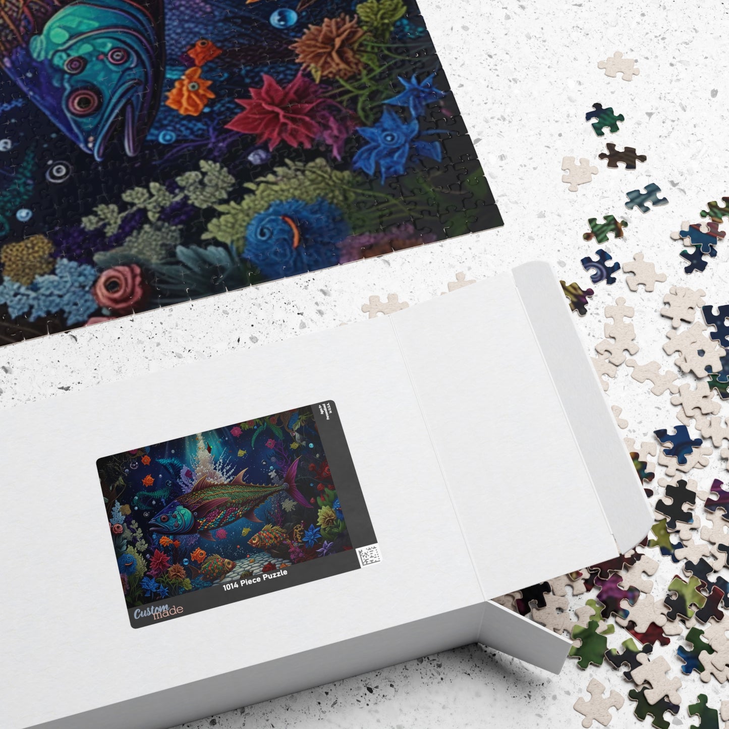 Underwater Wonderland Puzzle - Relaxing Ocean Scene, Mindful Activity, Family Game, Gift for Ocean Lovers, Home Decor