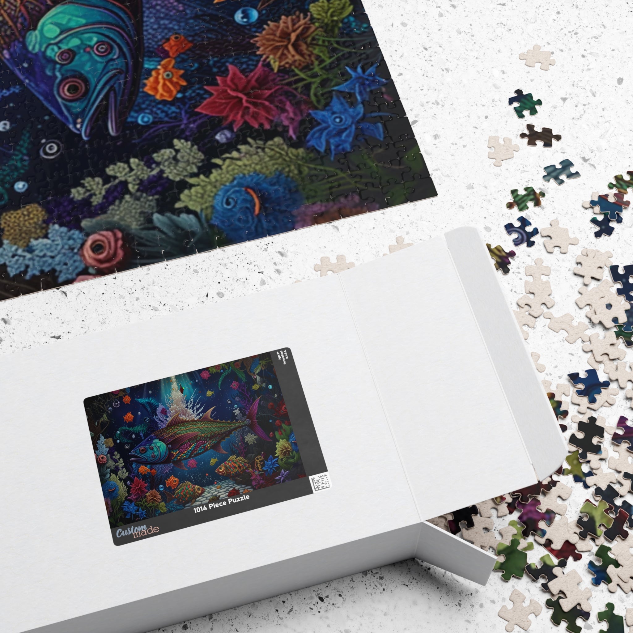 Underwater Wonderland Puzzle - Relaxing Ocean Scene, Mindful Activity, Family Game, Gift for Ocean Lovers, Home Decor