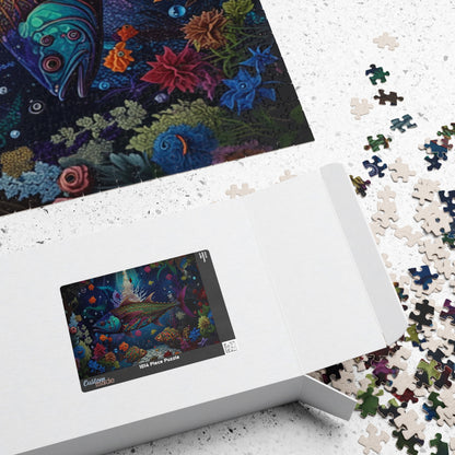 Underwater Wonderland Puzzle - Relaxing Ocean Scene, Mindful Activity, Family Game, Gift for Ocean Lovers, Home Decor