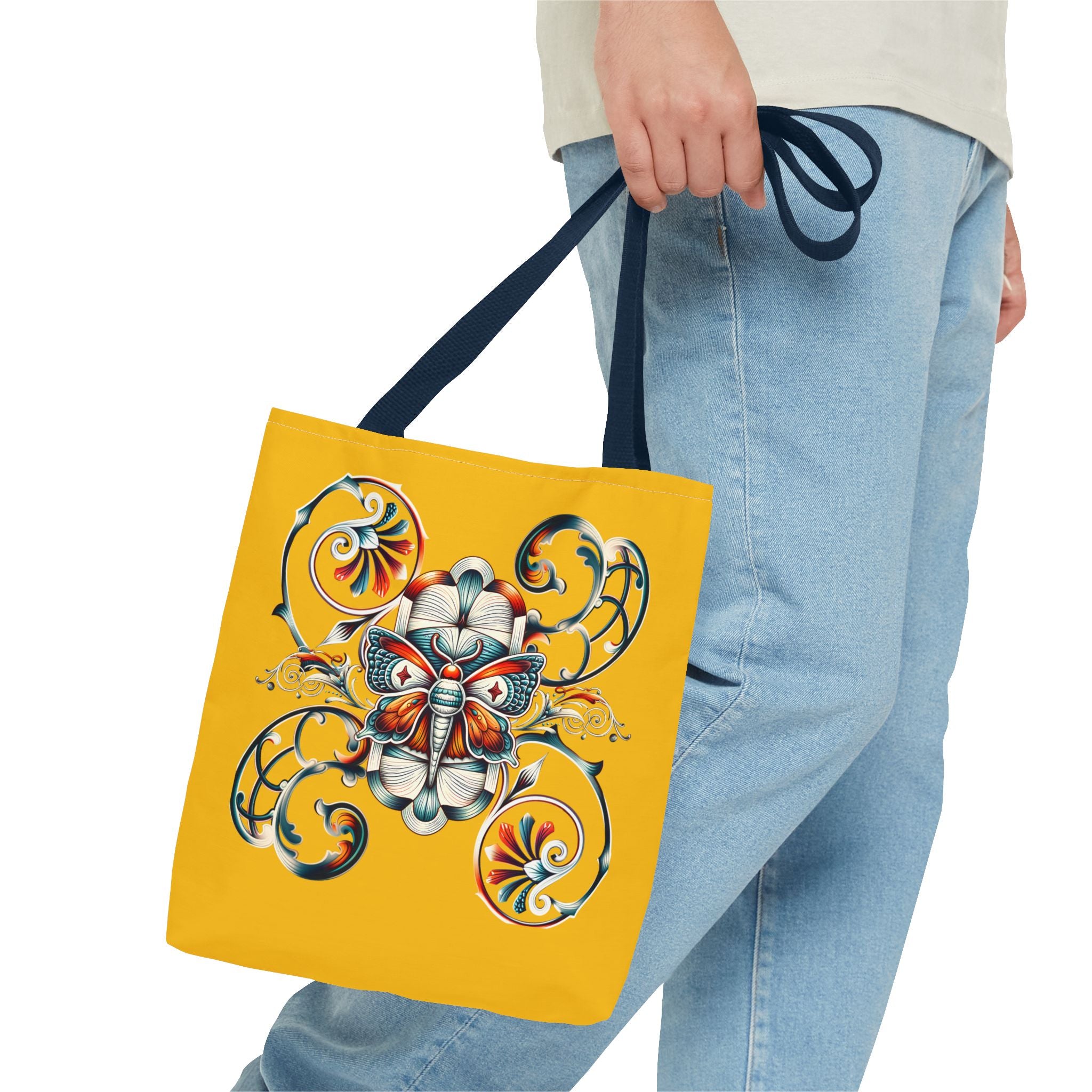Butterfly Heart Tote Bag