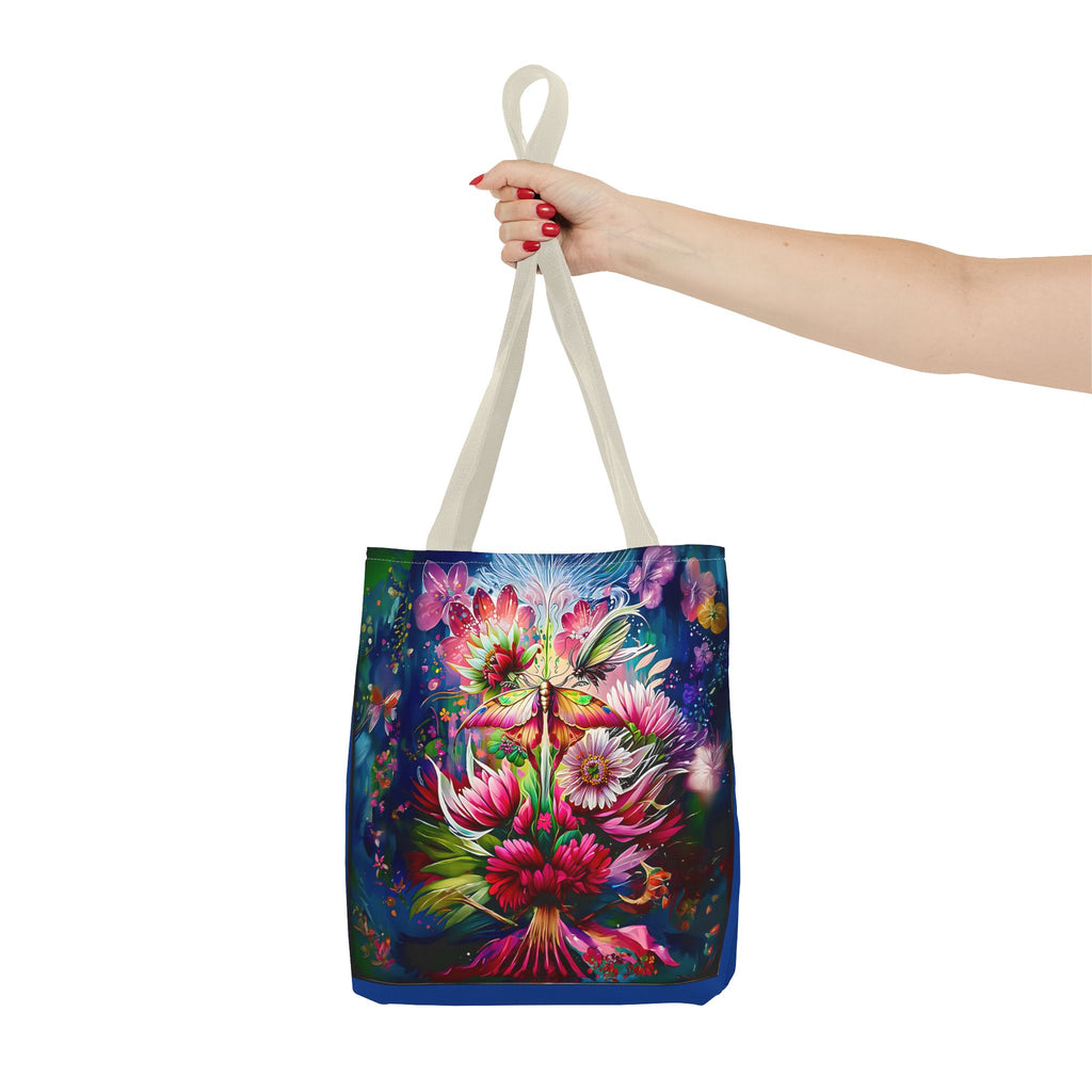 Floral Fantasy Tote Bag — Vibrant All-Over Print Blooming Bouquet