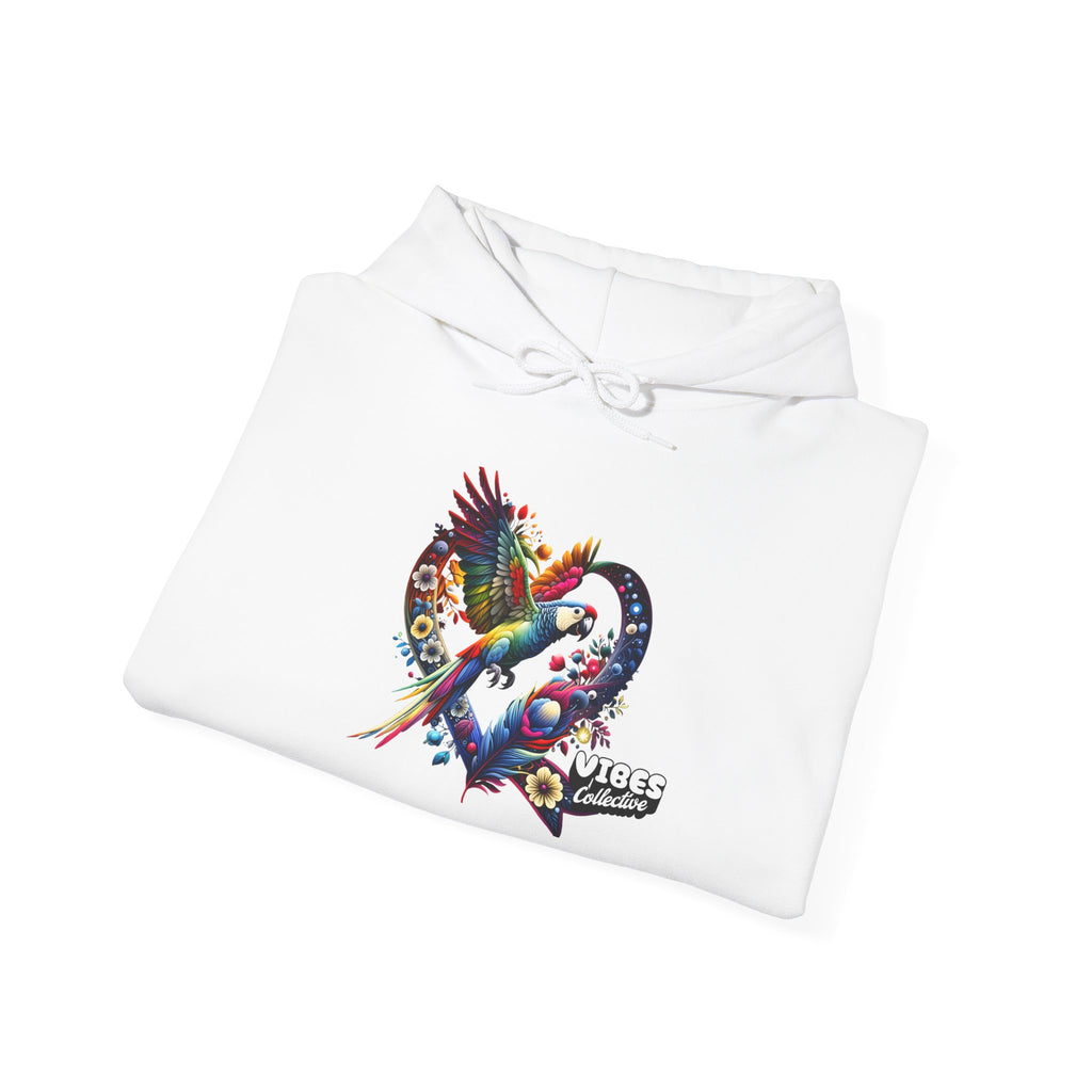 Colorful Heart Design Unisex Hoodie, Cozy Sweatshirt for Everyday Wear, Gift for Him/Her, Perfect for Valentine's Day, Casual Layering