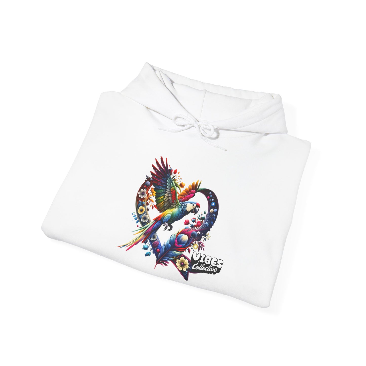 Colorful Heart Design Unisex Hoodie, Cozy Sweatshirt for Everyday Wear, Gift for Him/Her, Perfect for Valentine's Day, Casual Layering