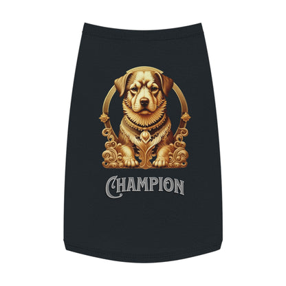 Champion Pet Tank Top for Dogs, Stylish Dog Apparel, Pet Summer Wear, Dog Costume, Gift for Dog Lovers