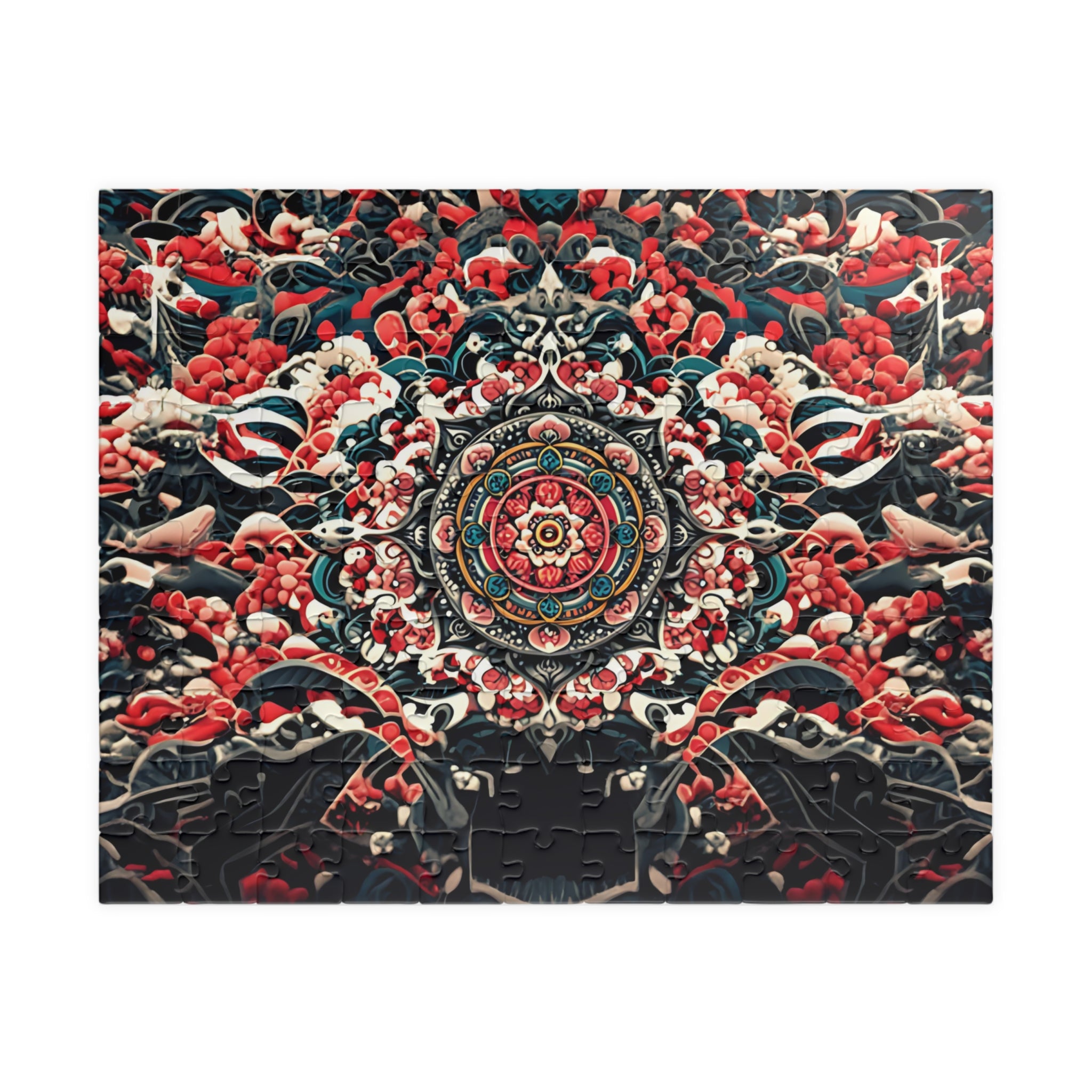 Mandala Puzzle Set - Meditation Gift and Family Game Night Activity
