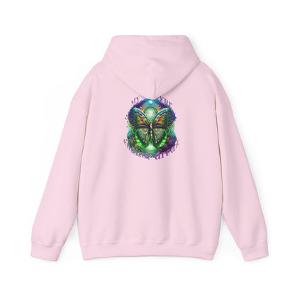 Enchanted Butterfly Hoodie - Cozy Unisex Sweatshirt, Nature Lover Gift, Cool Streetwear, Eco-Friendly Apparel, Festival Wear