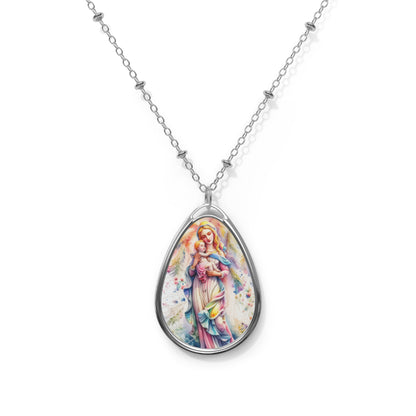 Oval Necklace - Sacred Prayer Jewelry