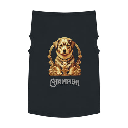 Champion Pet Tank Top for Dogs, Stylish Dog Apparel, Pet Summer Wear, Dog Costume, Gift for Dog Lovers